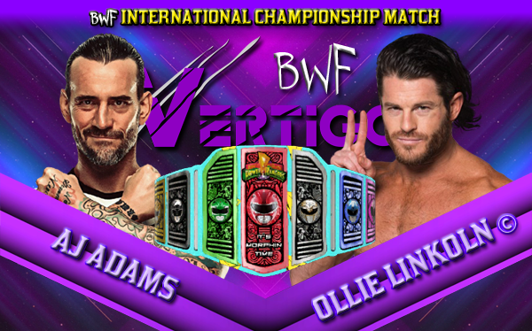 The_BWF's tweet photo. In the semi-main event of #Vertigo Night One, Havok's International Title is up for grabs, as the man who never lost it, @LastCallAJ, finally gets his shot against @ManicMarvlOllie! It is Lights Out for Ollie's title reign? https://t.co/DPsDJkOb9q