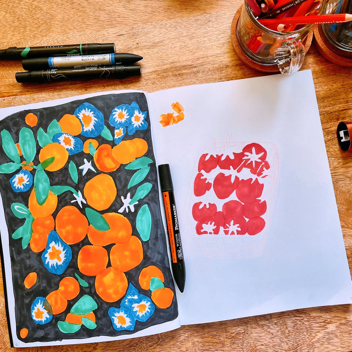 Sunny summer weather 🍊🧢🍃