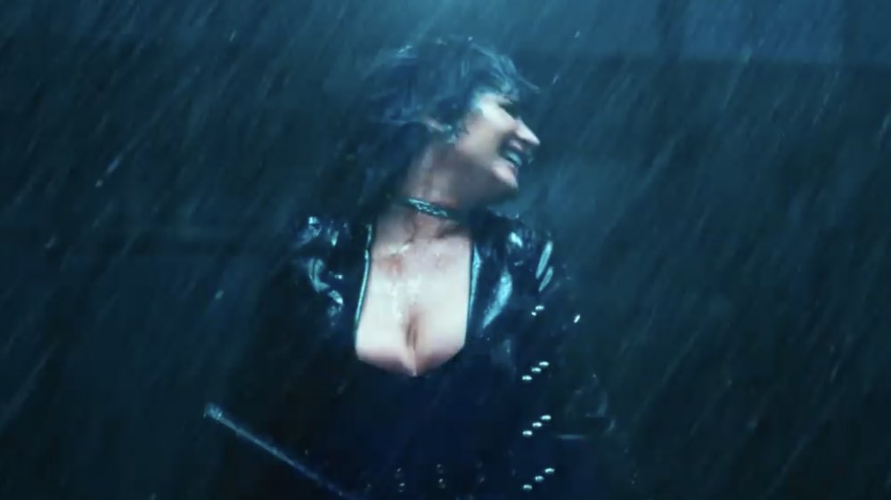 PopCrave's tweet photo. Demi Lovato references the music video for “Don’t Forget” in the music video for their new single, #SkinOfMyTeeth. https://t.co/RX93Aa1faj