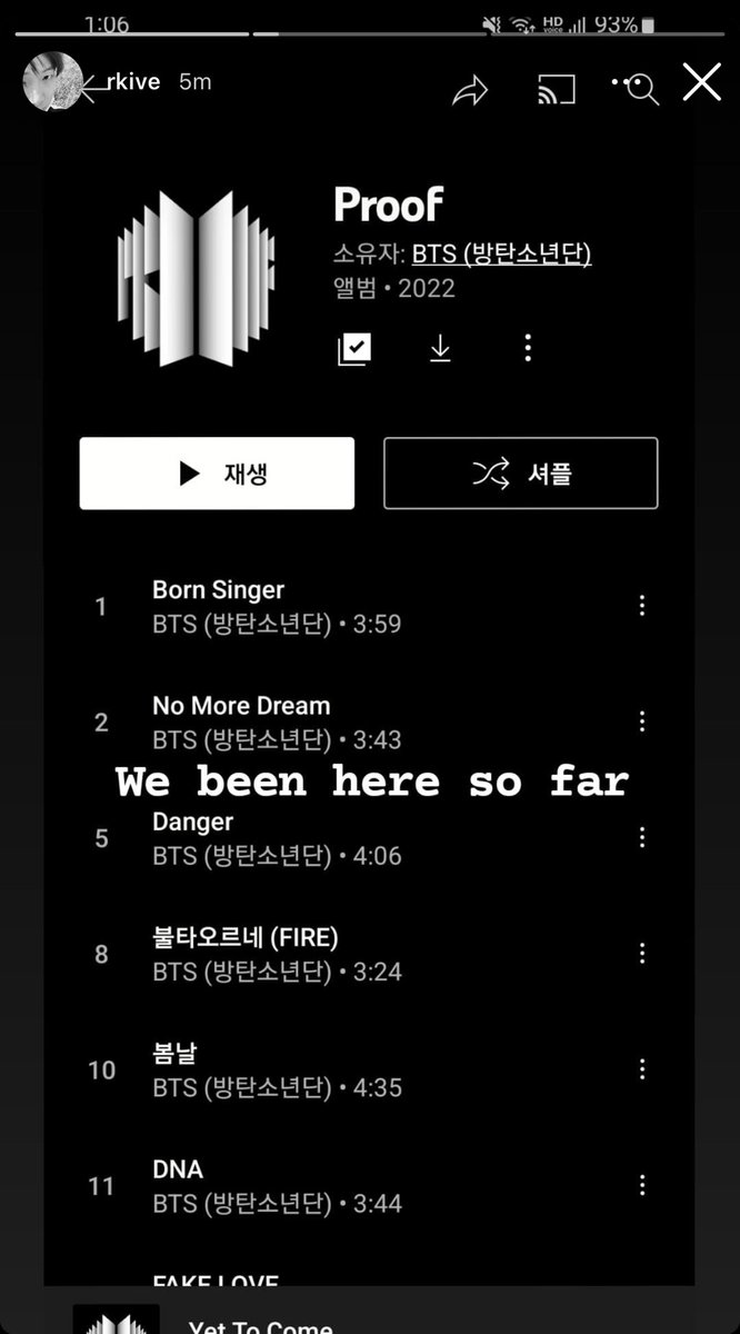 miiniyoongs's tweet photo. [220610 RM Instagram Story]

🐨 💜
🐨 We been here so far https://t.co/CaY8EGrAdy
