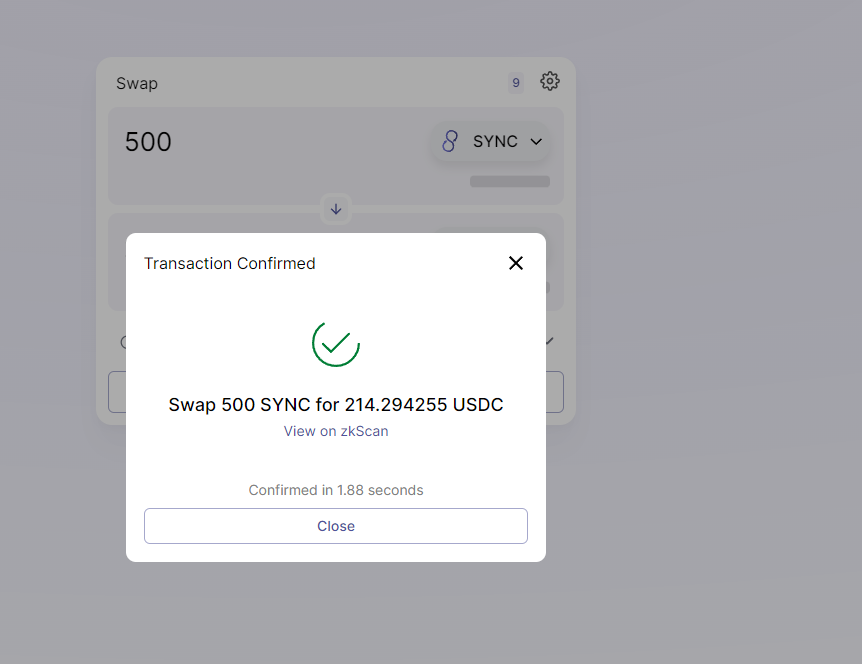 Brianna2Solis's tweet photo. GREAT #L222 #zkSync #Layer2 #ZKRollup #testnet #Ethereum #DeFi https://t.co/tKvpkXIinx
