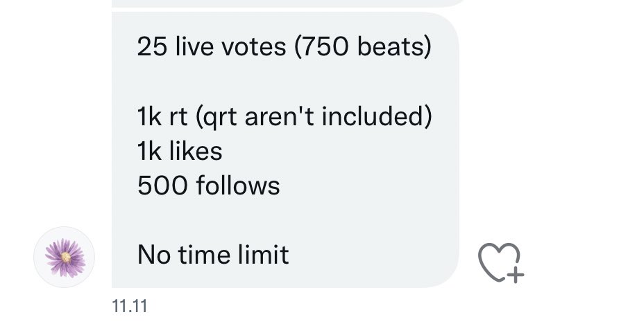 awcu_'s tweet photo. SIJEUNIII, 25 TICKETS LIVE VOTING FOR #NCTDREAM 

RULES; 
1. 1k likes &amp; rts (qrt not counted) 
2. Follow @23shop_Mubeat 

no time limit but LET’s END THIS AS SOON AS POSSIBLEEE (~ ̆▾ ̆)~ https://t.co/KtVsLrBv5k