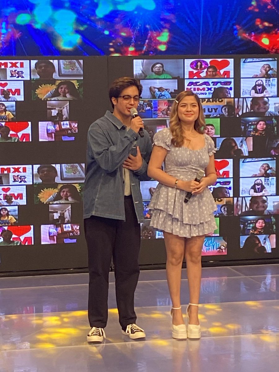 itsShowtimeNa's tweet photo. KD Estrada &amp; Alexa Ilacad in the house! #ShowtimeEnergetic https://t.co/xwPdd723Wh