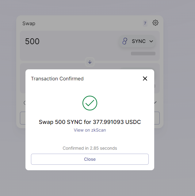 SageEscobar's tweet photo. GREAT #L222 #zkSync #Layer2 #ZKRollup #testnet #Ethereum #DeFi https://t.co/2j7rQD3U2N