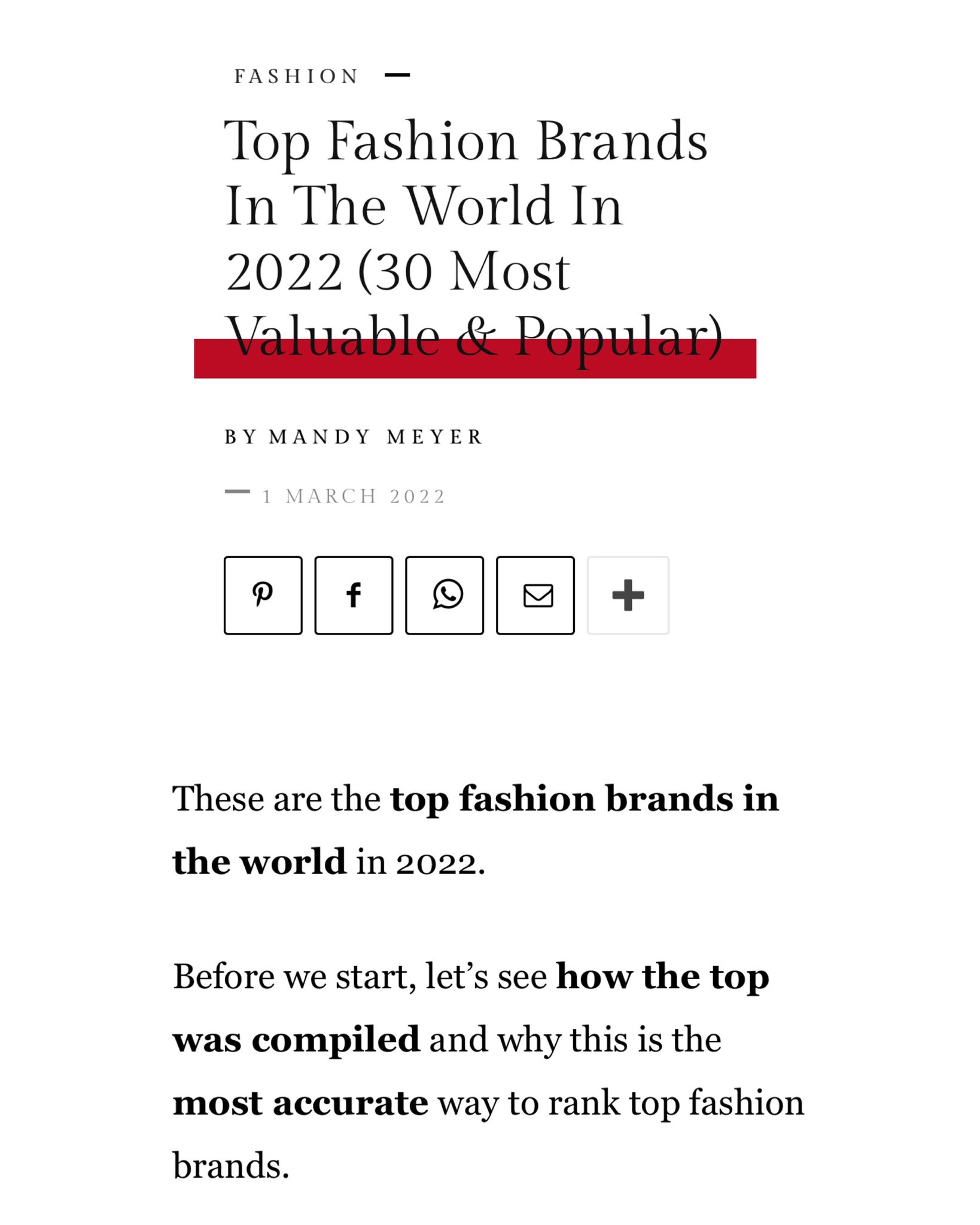 The Most Valuable Designer Brands of 2022 for Resale