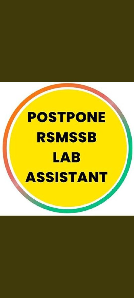 BabliChandiwal's tweet photo. #POSTPONE_RSMSSB_LABASSISTANT @ashokgehlot51 @RajCMO @TheUpenYadav लैब असिस्टेंट एग्जाम डेट को आगे बढ़ाये ये स्टूडेंट्स के साथ धोखा है https://t.co/OJYUMXXcqW
