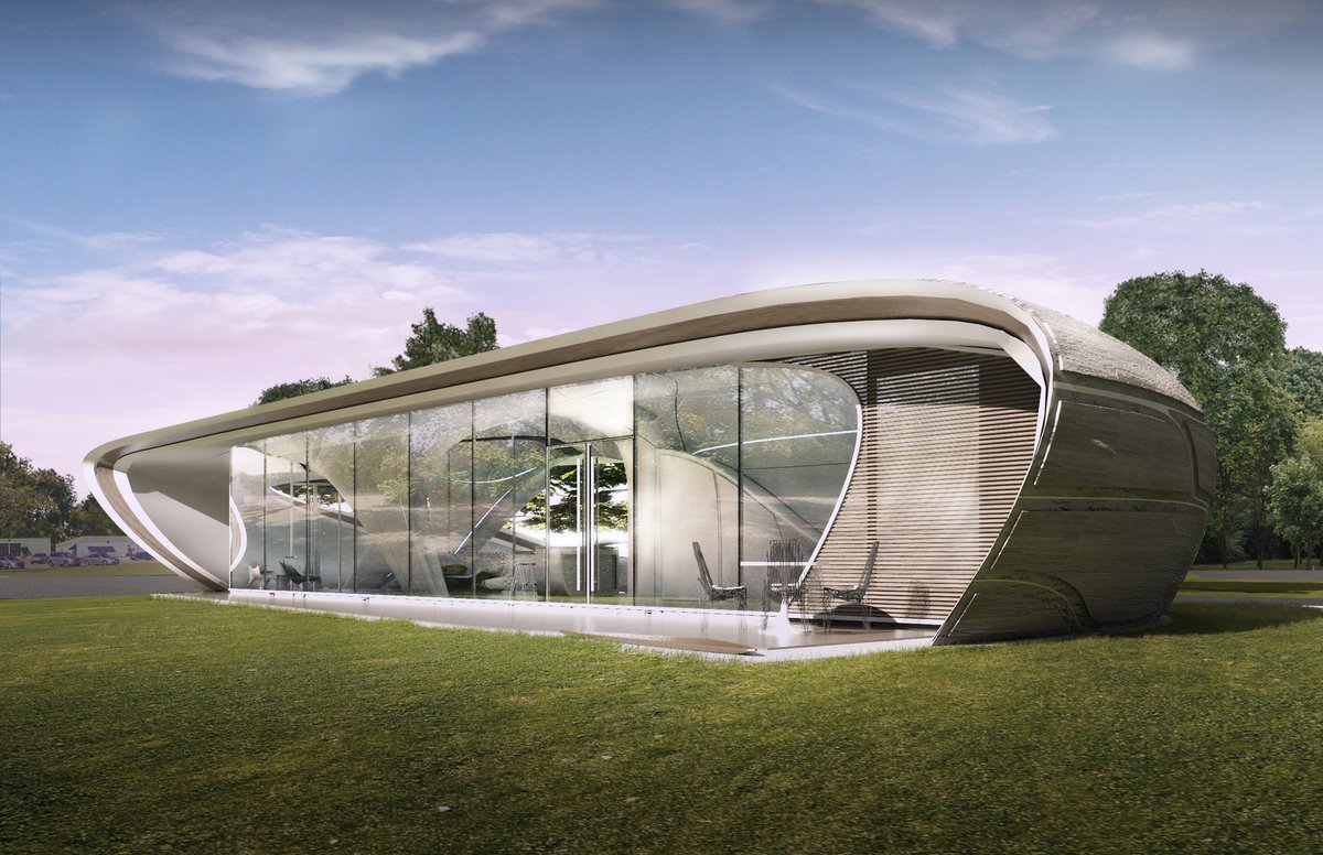 3d printing concrete homes - is on scene. we're creating many of the same materials from CO2 emissions, that additive builders can use today.
(img courtesy archdaily.com)