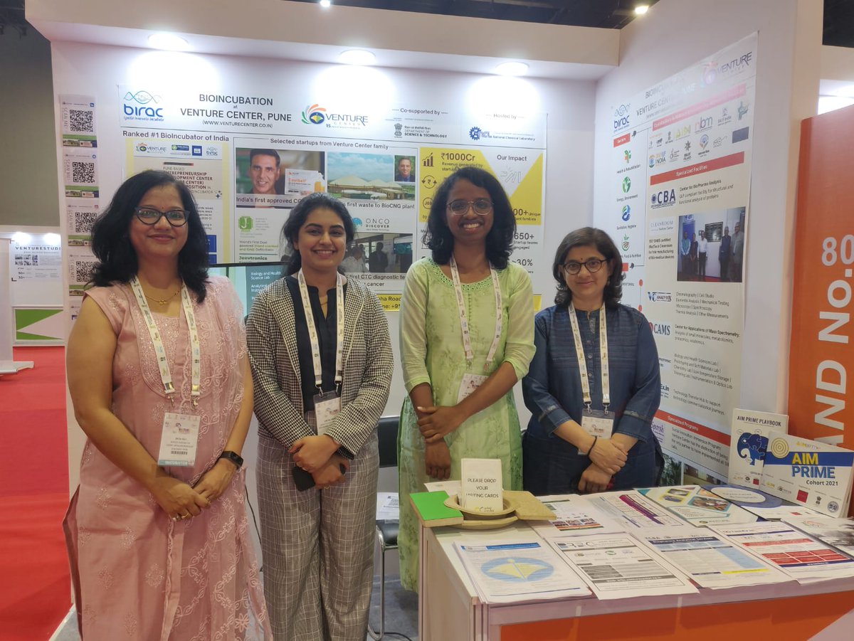 venture_center's tweet photo. We're ready for day 2 of the #BiotechStartupExpo2022! Meet the @BiracBrbc team at booth 95. To know  more about Venture Center and our bioincubation activities, visit booth 80. #10yearsofBIRAC @BIRAC_2012 @DBTIndia @SmitaKale13 @lele_mugdha @ChetnaDharmavat https://t.co/hV18jhZhCO