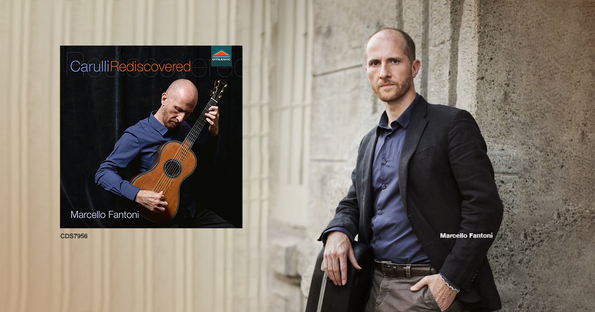 OperaDynamic's tweet photo. Coming Soon - CARULLI, F.: Carulli Rediscovered
👍Featuring leading guitarist Ferdinando Carulli's guitar works
👍Performed by Marcello Fantoni
🗓️International Release Date: 17th June 2022 (Friday)
💿Pre-order now: https://t.co/QOSQTWh1zp
#Dynamic #DynamicClassic https://t.co/fUbtODDqGW