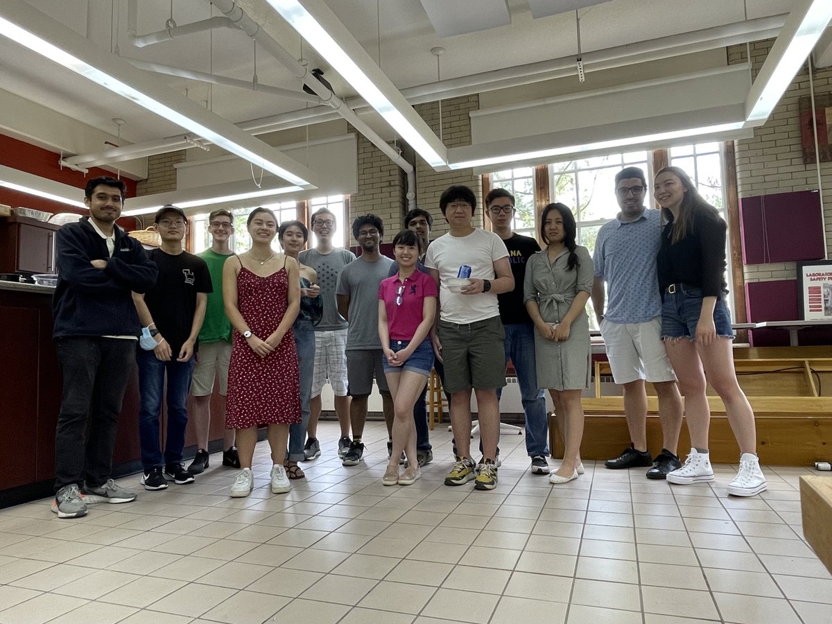 GeraldJWang's tweet photo. It was very special to get to spend time with our grizzled lab veterans, our new members just starting on their research journeys, and an array of friends of the lab… coming full circle, a sweet way to kick off the summer! (15/n) https://t.co/TlqAt1Pe7Y