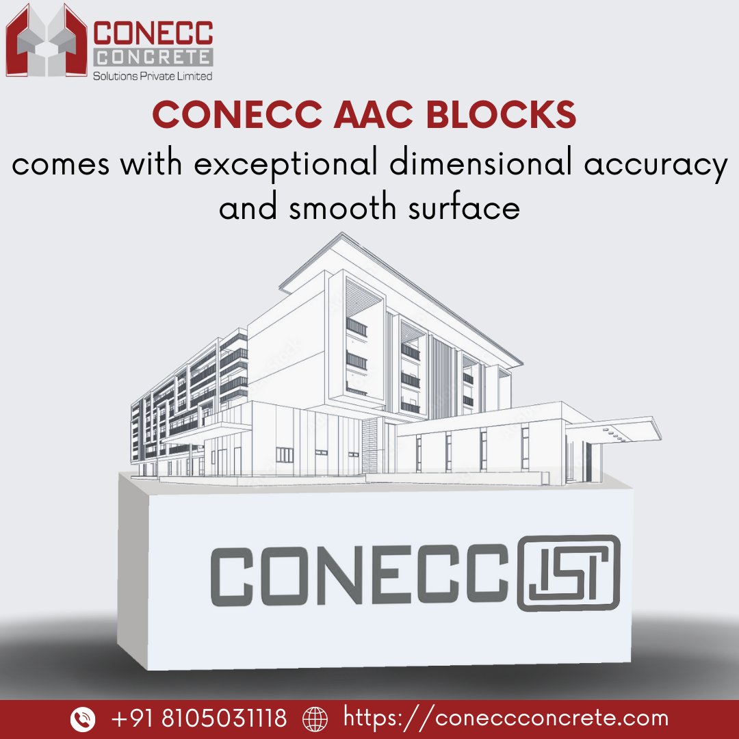 ConeccL's tweet photo. Conecc AAC blocks are the highest quality AAC blocks available.
Visit Us: https://t.co/werA7lgiut
.
.
.
#conecc #BestQuality #supplier #lightweight #karnataka #designs #durable #superstrong #easytouse #fastdeliver https://t.co/0bwqiUNcAV