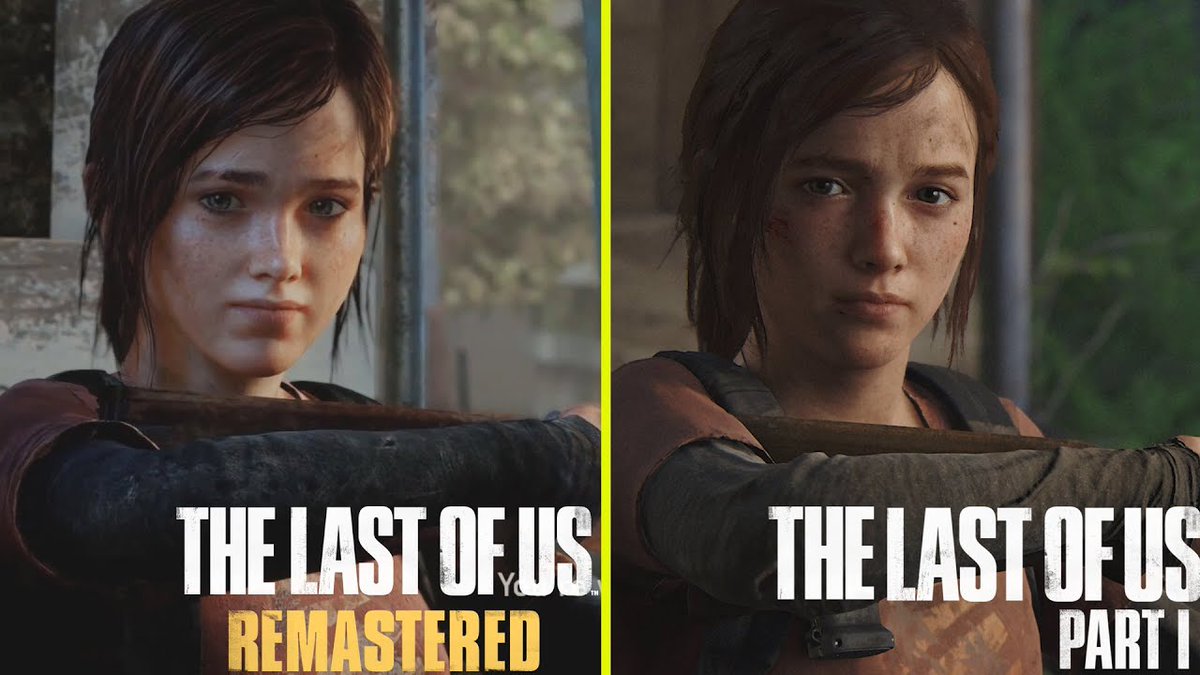 Atreverse a decir que TLOU remake se ve igual al remastered es vivir en otro puto planeta.