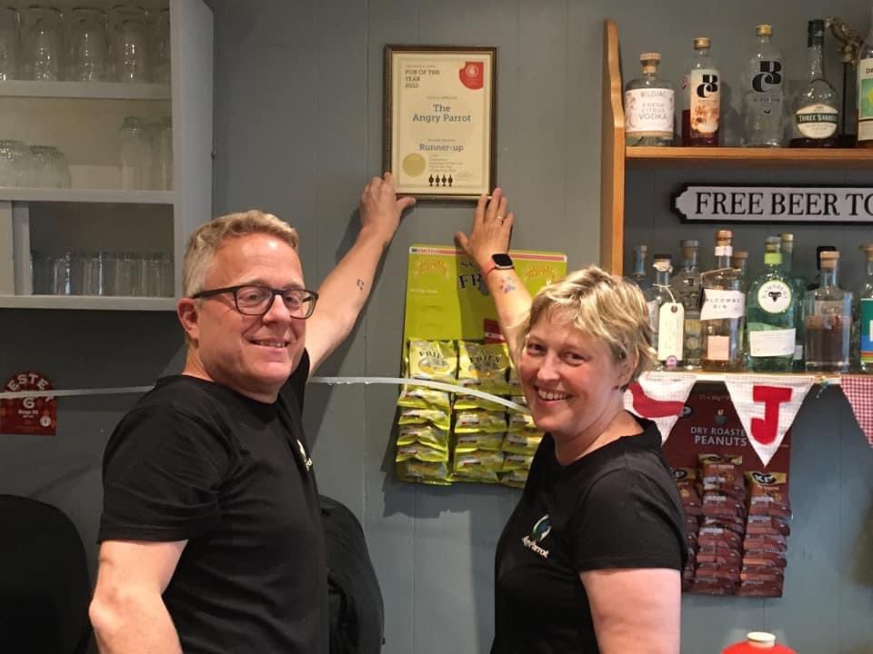 Thank you <a href="/CheltenhamCAMRA/">CheltenhamCAMRA</a> for presenting us with our award yesterday. Massive thank you to everyone whose supported us along our little journey so far. We appreciate each and everyone of you. 🦜❤️🦜
#camra #locale #hiddengem #SupportLocalBusinesses #realeale