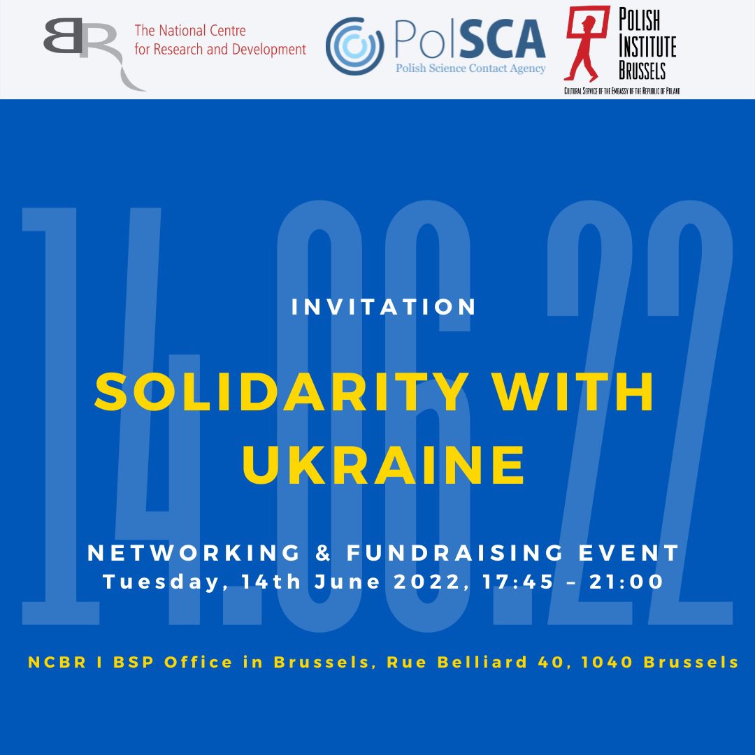 Tomasz.Poprawka (@tomaszpoprawka) on Twitter photo Only few days left until we welcome you at #SolidarityWithUkraine🇺🇦 networking🤝 & fundraising💎 event.
There will be chance to talk to guest from <a href="/EUScienceInnov/">EU Science & Innovation 🇪🇺</a>, <a href="/IBLPAN/">Instytut Badań Literackich Polskiej Akademii Nauk</a> + <a href="/Sci_for_Ukraine/">#ScienceForUkraine 🇺🇦</a> and #KyivNationalEconomicUniversity + <a href="/RMU_Ukraine/">RMU Young Scientists Council</a>
#DM📧 in case you wish to join👍 Only few days left until we welcome you at #SolidarityWithUkraine🇺🇦 networking🤝 & fundraising💎 event.
There will be chance to talk to guest from <a href="/EUScienceInnov/">EU Science & Innovation 🇪🇺</a>, <a href="/IBLPAN/">Instytut Badań Literackich Polskiej Akademii Nauk</a> + <a href="/Sci_for_Ukraine/">#ScienceForUkraine 🇺🇦</a> and #KyivNationalEconomicUniversity + <a href="/RMU_Ukraine/">RMU Young Scientists Council</a>
#DM📧 in case you wish to join👍