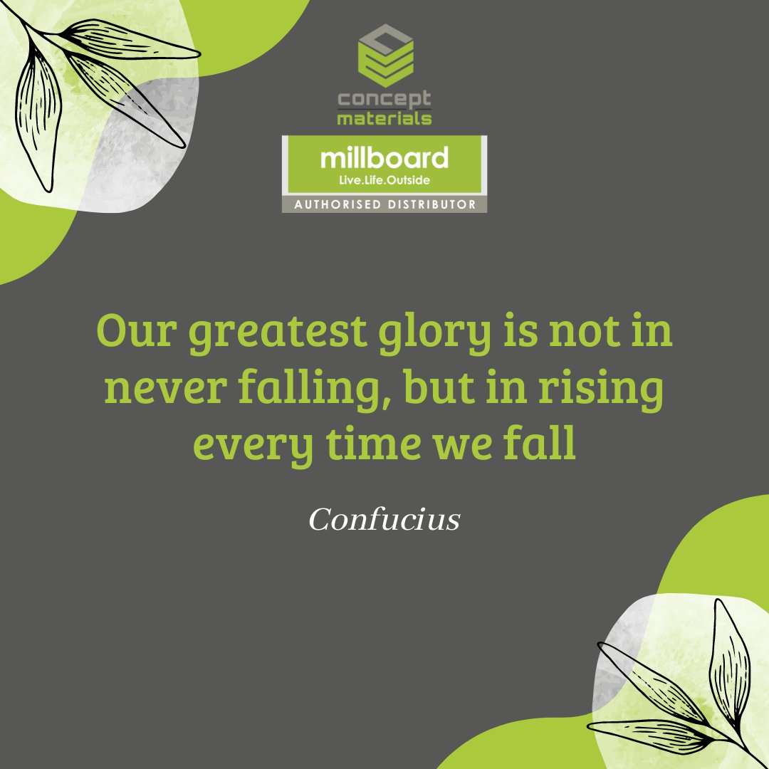 millboarddeck's tweet photo. You only need a little polishing to become your finest self. Accept criticism with grace. Victory is determined by the number of times you have risen from adversity.

#millboard #millboarddecking #conceptmaterials #compositedecking #motivation #mondaymotivation #quoteoftheday https://t.co/sdPCgLQ60I