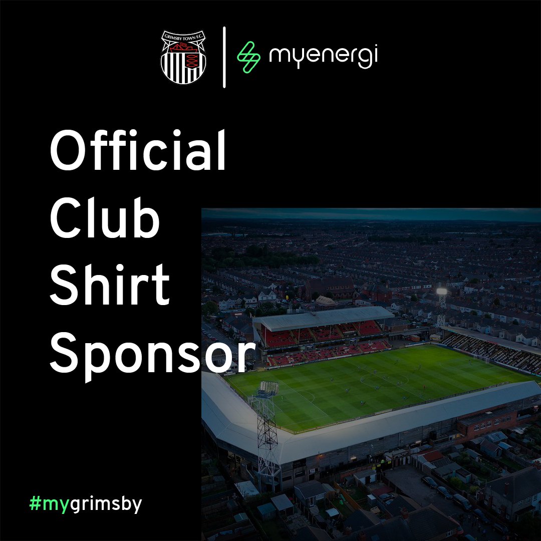 myenergi announces Official Club Shirt Sponsorship for Grimsby Town FC
