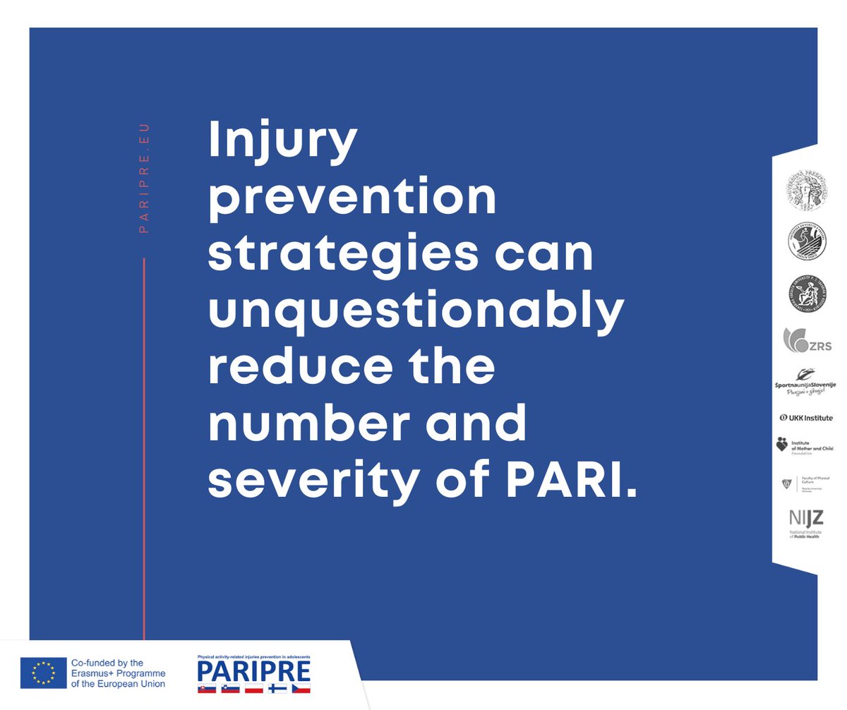 projectPARIPRE's tweet photo. #Injury prevention strategies can unquestionably reduce the number and severity of PARI.
In light of current evidence, project #PARIPRE team gathered recommendations for the prevention of PARI in adolescents 🏊🏾♀️⛹️.
Injury prevention strategies 🔗👉
https://t.co/rLIaxOLq7G https://t.co/QSDYLnRF4e