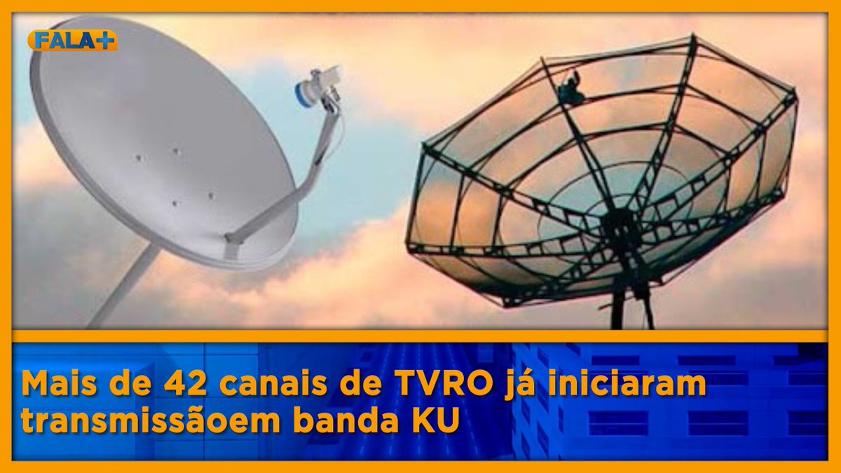 falamaisonline's tweet photo. Mais de 42 canais de TVRO já iniciaram transmissãoem banda KU.
https://t.co/piR6iqVUN9

#tvroyale #BandaKu #Comunicação https://t.co/xOOXLqyuGq