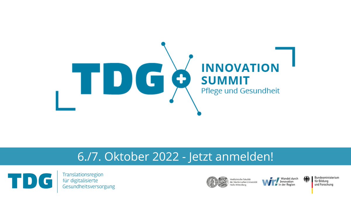inno_tdg's tweet image. Am 6. und 7. Oktober findet der TDG INNOVATION SUMMIT in Halle statt. Die Veranstaltung schafft Impulse und fördert den Austausch. Werden auch Sie Teil des Innovationsökosystems und erleben Sie die Innovationskraft der Region. Anmeldung unter: inno-tdg.de/summit
