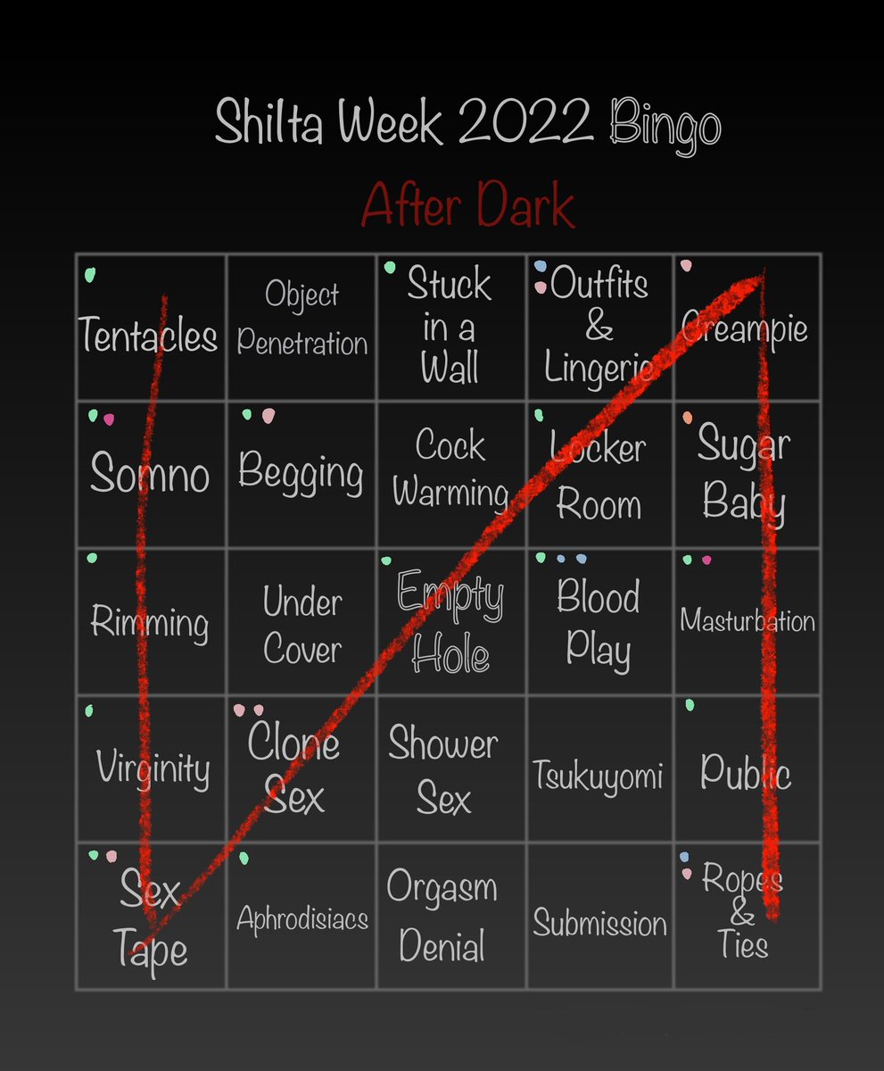 Thanks for another great day of #shiitaweek2022 !! We now have 16 bingos! See you tomorrow for day 6! 🎇