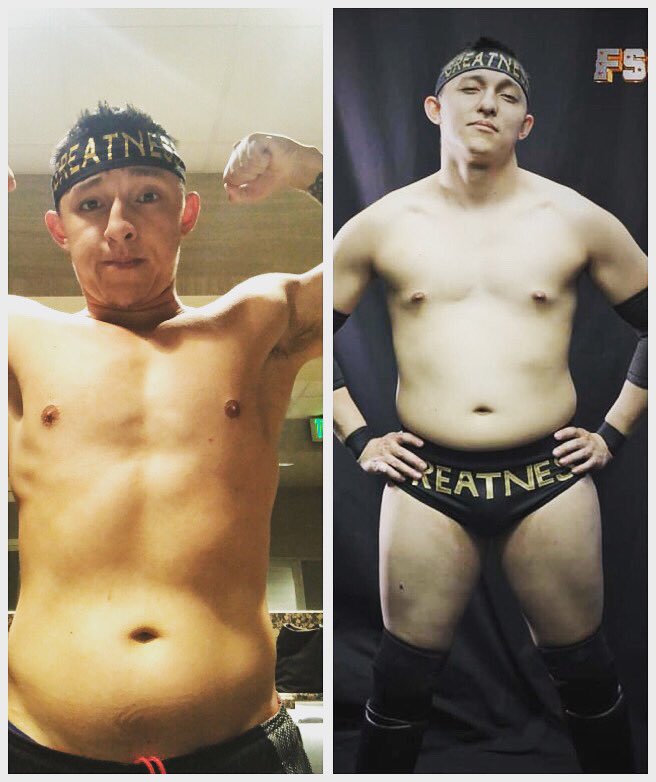 What a difference a year can make.
Always keep going and always BE GREAT #keto #weightloss #lvac #prowrestling #greatness #nocarbs #lean #cut #begreat #gym #diet