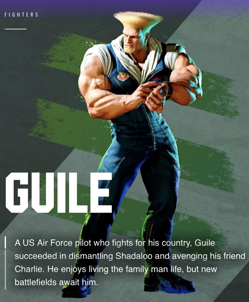 GUILE, STREET FIGHTER 6