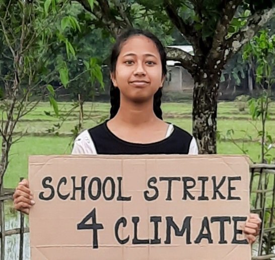 School strike for climate week 93 in Sivasagar, India. #FridaysForFuture