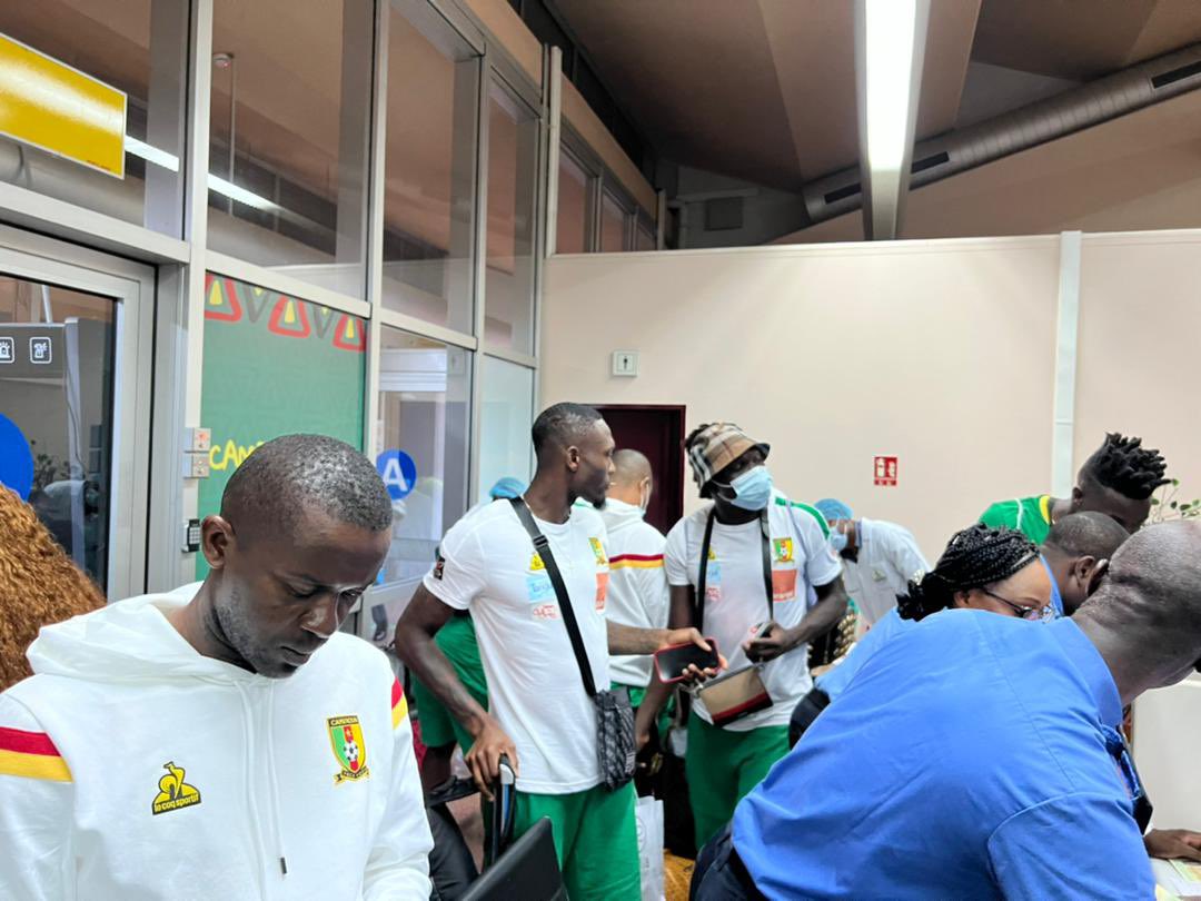 AllezLesLions's tweet photo. ✈️ Les Lions indomptables du Cameroun sont de retour à Yaoundé. 🦁🇨🇲 https://t.co/XdA6qBOd16