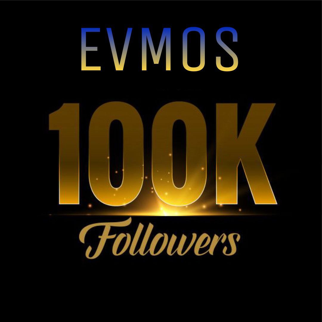 Hamsters_CJ's tweet photo. ๐ฅณCongratulations #Evmosians! 100K followers๐! Rapidly growth of the @EvmosOrg community! https://t.co/q6MnzzyYet