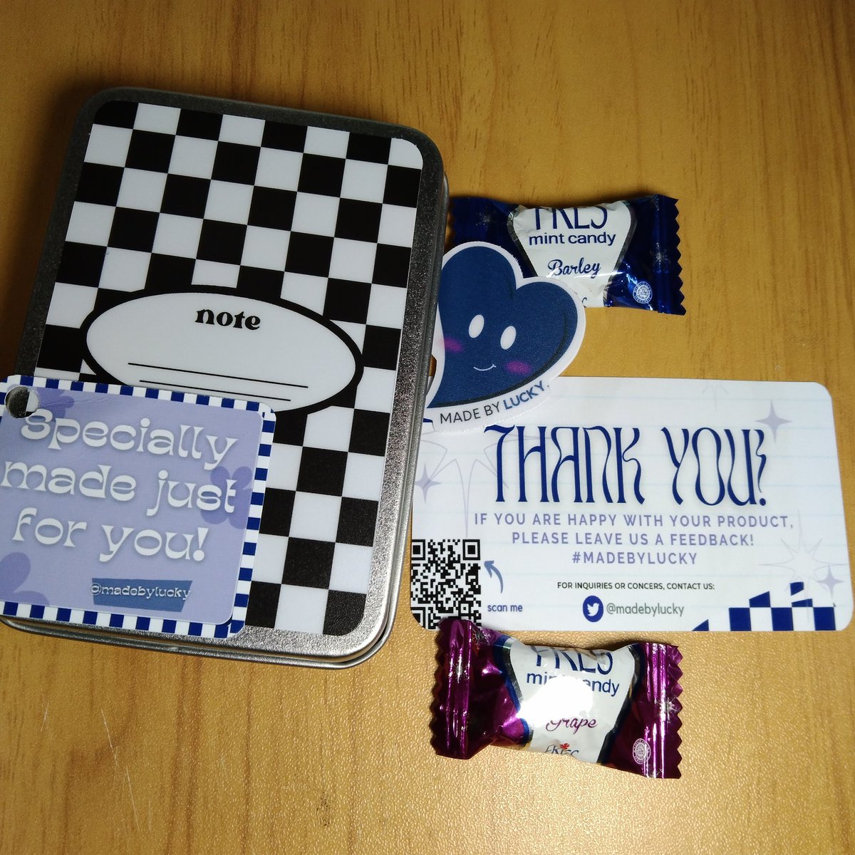 rinscart's tweet photo. 💌 – #madebylucky !

hi @madebylucky, my tin case arrived safely! tysm 🫶🏻 https://t.co/lY7VR6jjcH