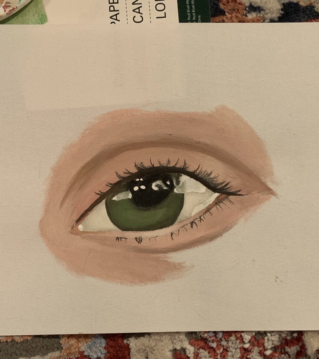 i’ve been sitting on the floor for like 2 hours making this my back hurts