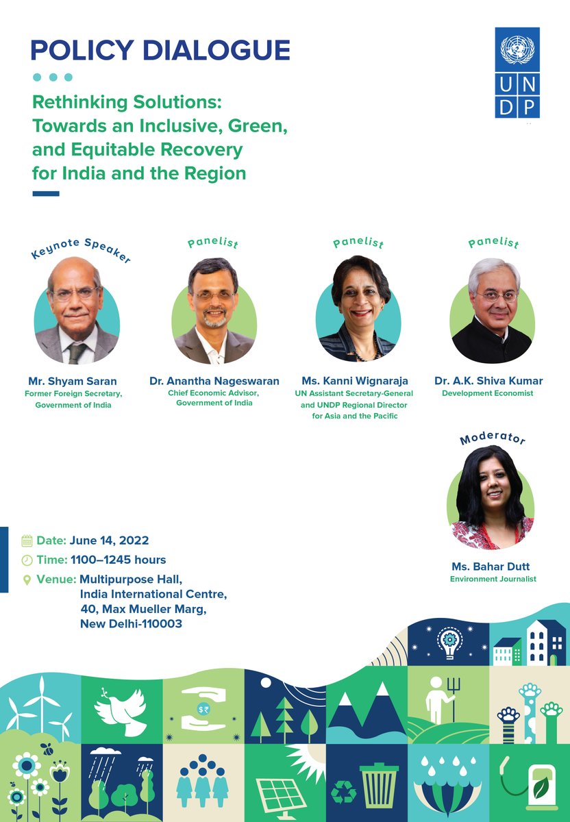UNDP_India's tweet photo. SAVE THE DATE 🗓️

1⃣4⃣ June
 
Have questions on how to make health🩺, economy💰, and climate action 🌏 more inclusive❓
 
Ask our panelists ahead of @UNDP_India's policy dialogue. Comment with your questions ⬇️.
 
Register for the event here: https://t.co/SSDnn5aKSt. https://t.co/oGTH8PJIfK