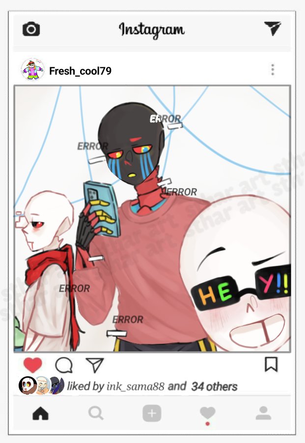 Mellyart2's tweet photo. good afternoon everyone how are you #genosans #Error #freshcool #udertalefanart https://t.co/v6EMyU5n8f