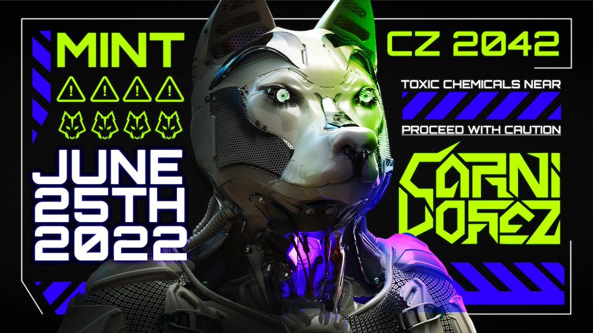 MartinLooper2's tweet photo. @NFTcollector00 @CarnivorezNFT #Carnivorez Still early for this one. https://t.co/JPTqnzLwtu