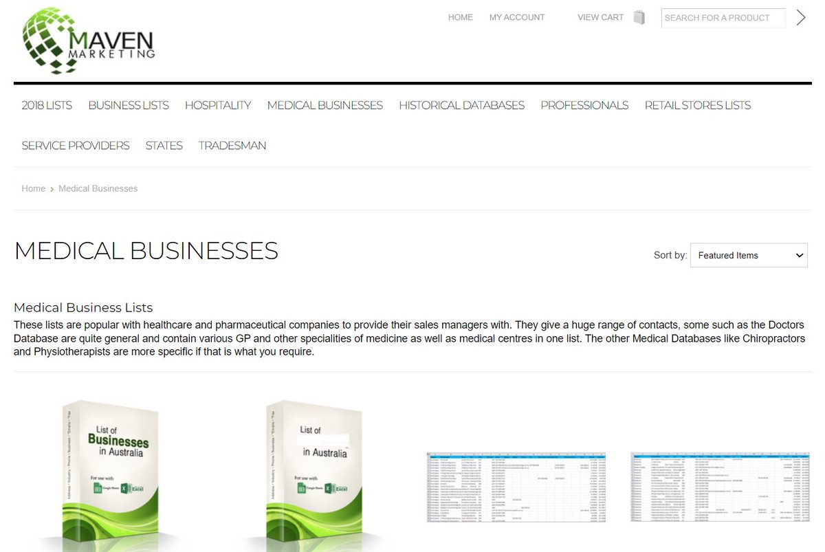 matthewmaven's tweet image. These lists are popular with healthcare and pharmaceutical companies to provide their sales managers with. mavenmarketing.com.au/medical-busine… #marketing #emailmarketing #b2bmarketing #b2b #emaillists