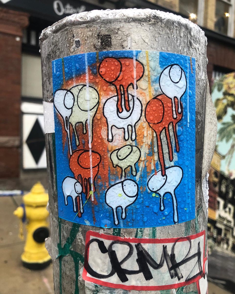 morgansheardown's tweet photo. Life imitating art or art imitating Life. #RAININGCOWS #morgansheardown #stickerart #stickerslaps https://t.co/0mchqqB7LC