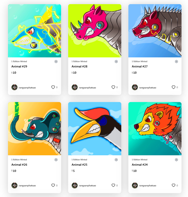 Rangsan30466330's tweet photo. 🟡New Drop Animal🟡
Showing the irritability of the animals through the face
1/1
🔽
https://t.co/ylL5Y9uZa1

#NFT #NFTTHAILAND #Cryptocom https://t.co/X9krH55gSg