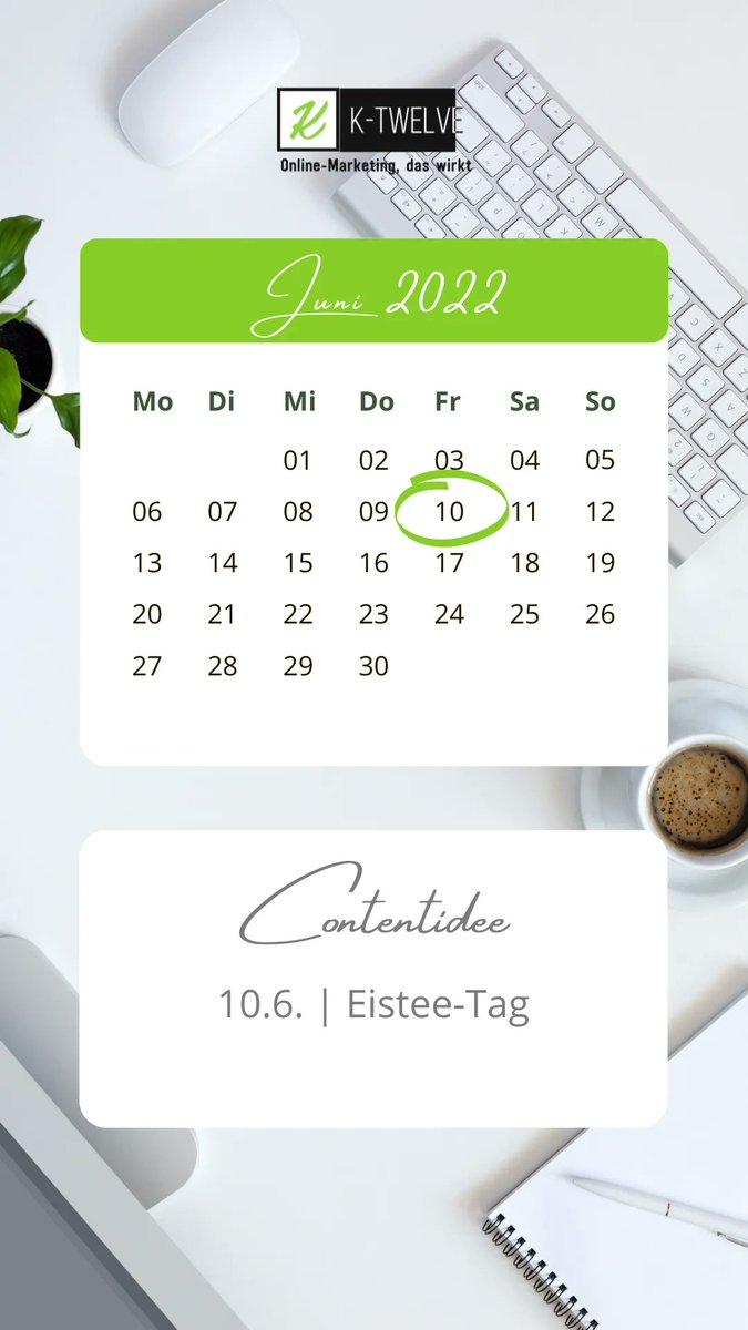K12_OMarketing's tweet photo. Daily content idea 💡
Eistee-Tag
#contentidee #content #dailycontent #ktwelve #OnlineMarketing #marketingagentur #franken #ebermannstadt #forchheim #bamberg #bayreuth #nuernberg #juni10 #june10th #10juni #eistee #eisteetag #pfirsicheistee https://t.co/BVl4exLjx9