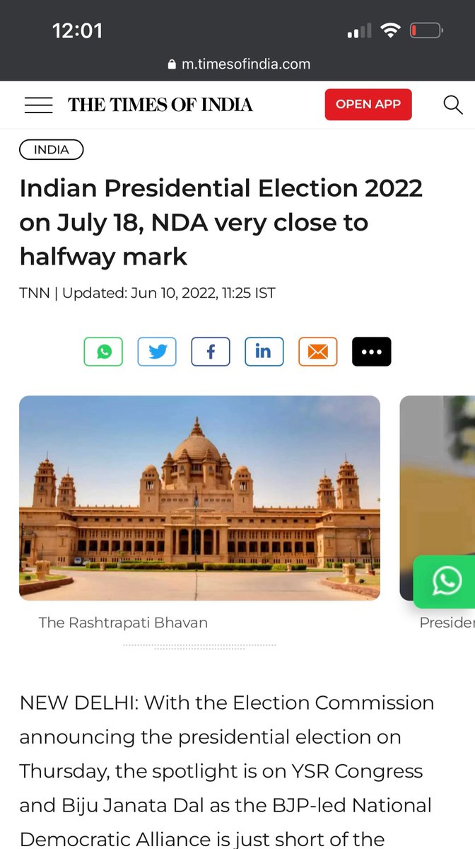 harshul_lath's tweet photo. Downloading the right photos from internet is not a very complex task. Not every palatial structure is The Rashtrapati Bhawan @timesofindia https://t.co/MPkEAO07tC