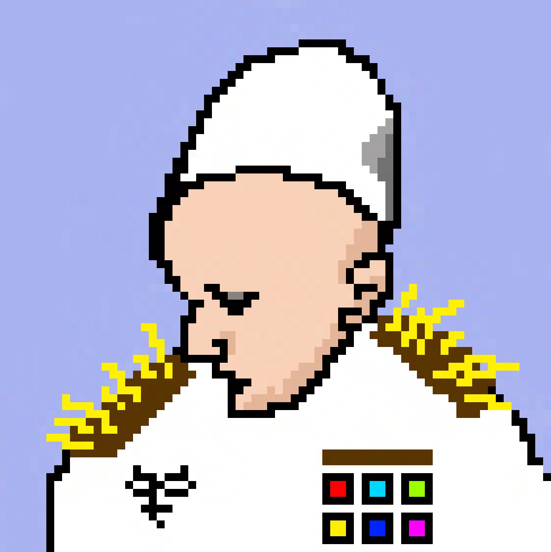alba_verse's tweet photo. Pixelate project, handmade not with code and there are just 99 of them. " Albanian Creed" 
.
The general
.
FOLLOW US FOR MORE
.
#NFTCollection #NFTCommunity #NFTGiveaway #nftart #NFTGiveaways #nftcollector  #NFT #opensea #openseanfts #NFTs https://t.co/9bzuZmXPJ5