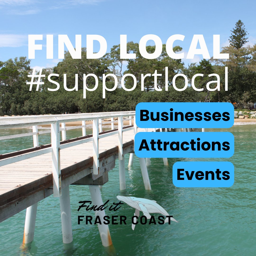 Looking for something specific on the Fraser Coast? Jump on to Find it Fraser Coast - listing the best local businesses, attractions and places to ear, drink and shop.

finditfrasercoast.com

#finditfrasercoast | #frasercoast | #supportlocal