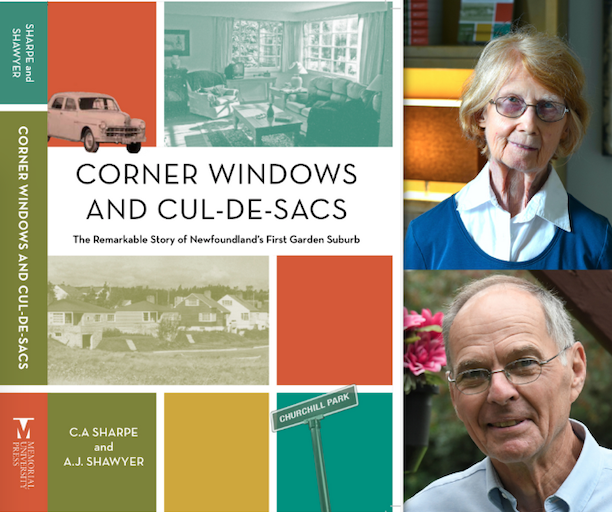 Congratulations to the winners of The Honourable Edward Roberts History Book Award, Joyce Shawyer and Christopher Sharpe! 

"Corner Windows and Cul-de-Sacs" documents post-war expansion of St. John's and the city's mandate to address housing needs📚
#keepingourstoriesalive