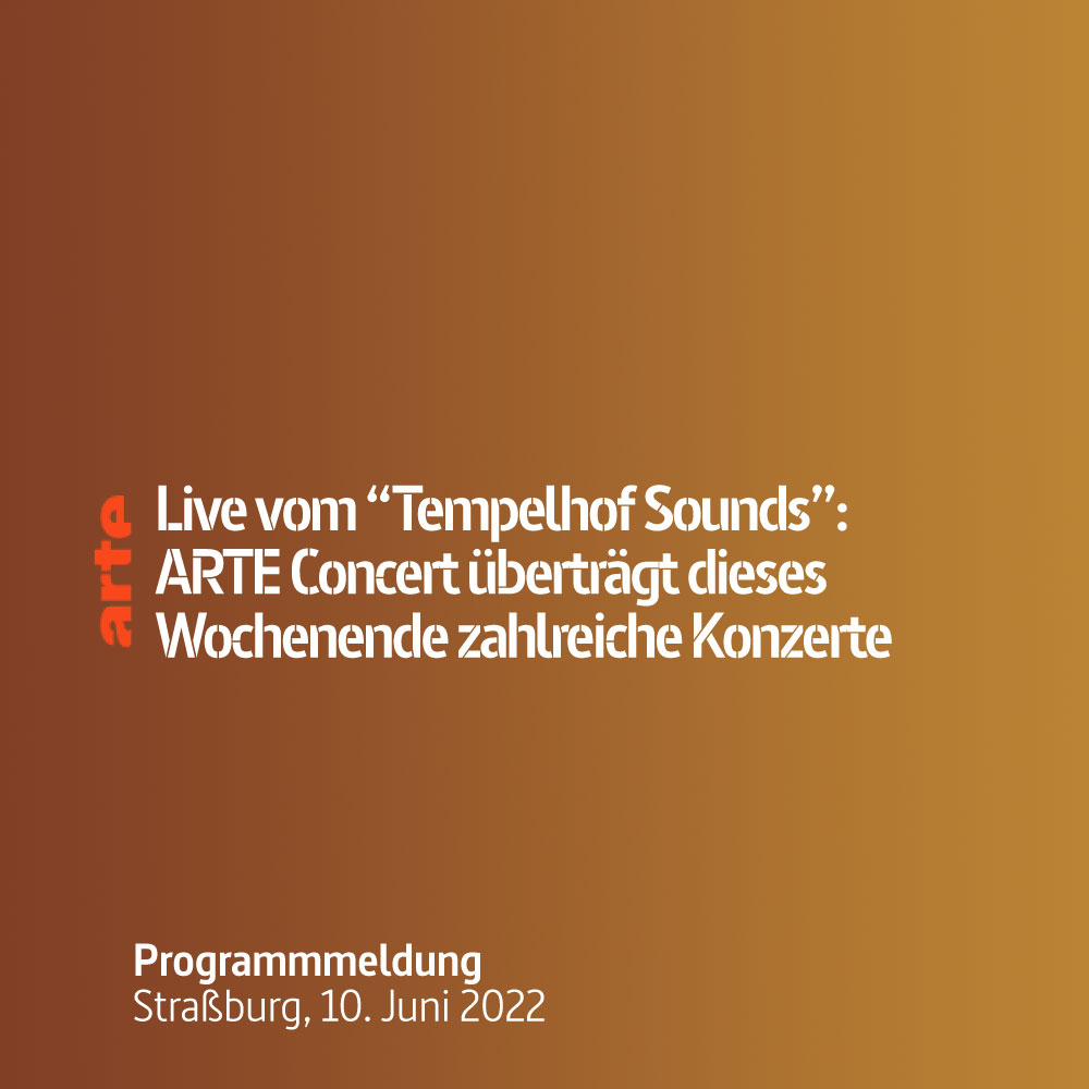 ARTE Presse (@artepresse) on Twitter photo Live vom #TempelhofSounds: ARTE Concert überträgt dieses Wochenende zahlreiche Konzerte des Berliner Rock- und Indie-Festivals, u.a. die Auftritte von <a href="/muse/">muse</a>, <a href="/TDCinemaClub/">Two Door Cinema Club</a>, <a href="/sleafordmods/">Sleaford Mods</a> & <a href="/katfrankie/">Kat Frankie</a>.
Zum Livestream: ow.ly/Rhcq50JujSN
Zur Meldung: ow.ly/AvaI50JukGn Live vom #TempelhofSounds: ARTE Concert überträgt dieses Wochenende zahlreiche Konzerte des Berliner Rock- und Indie-Festivals, u.a. die Auftritte von <a href="/muse/">muse</a>, <a href="/TDCinemaClub/">Two Door Cinema Club</a>, <a href="/sleafordmods/">Sleaford Mods</a> & <a href="/katfrankie/">Kat Frankie</a>.
Zum Livestream: ow.ly/Rhcq50JujSN
Zur Meldung: ow.ly/AvaI50JukGn