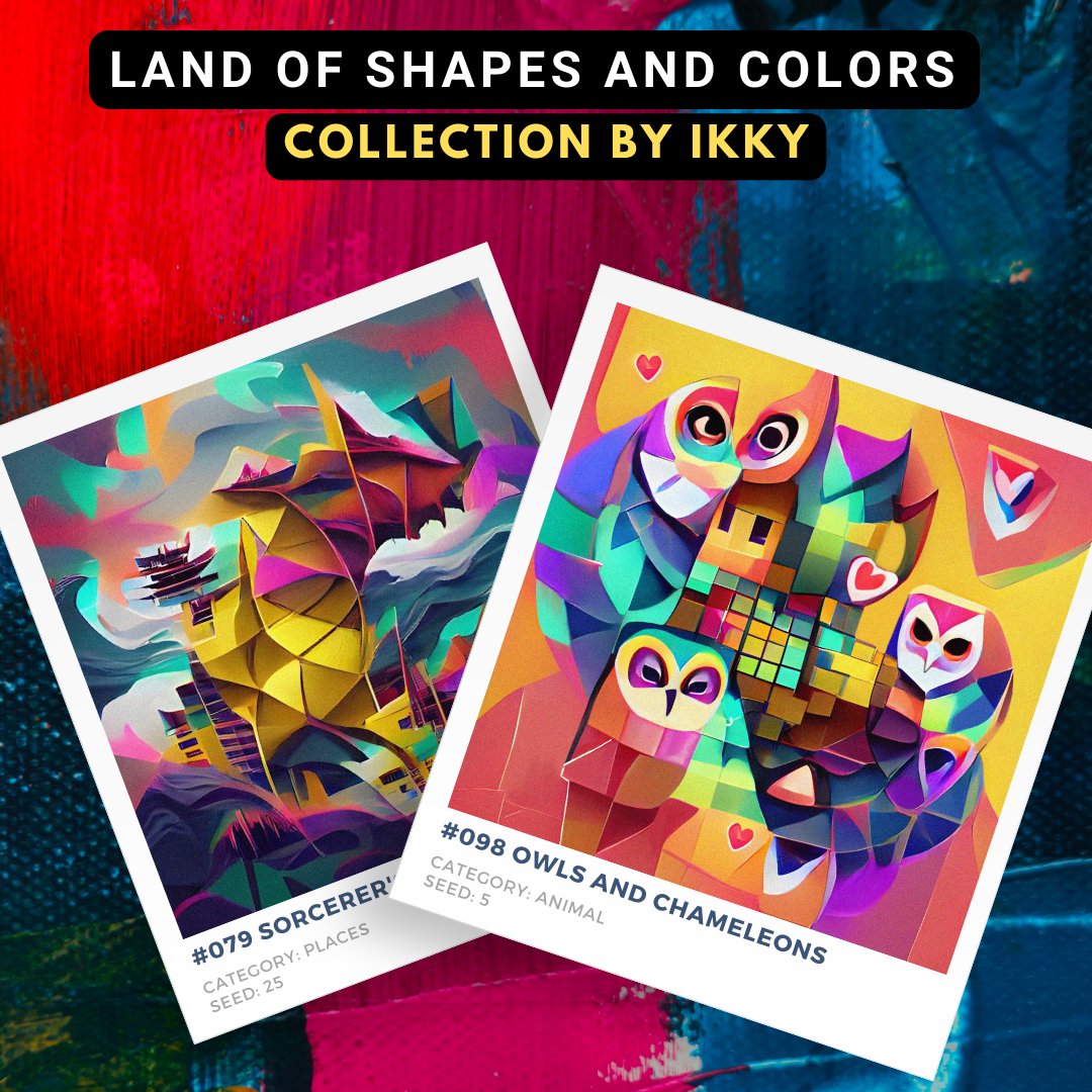 Ikky_Arts's tweet photo. 💕 Land of Shapes and Colors 💕
🚀 Minting progress ▦□□□□□□ 11%

🏷️FP: 0.008 $ETH &amp; $POLY
🤗Owners: 70 
🔥 Vol: 0.56 $ETH

Check it out on @opensea 
https://t.co/kxxwgBRybl

#NFTCommunity #ShapesPinned
#NFT #NFTs #PolygonNFT #digitalart 
#WomeninNFTs https://t.co/v8CnXQHVed