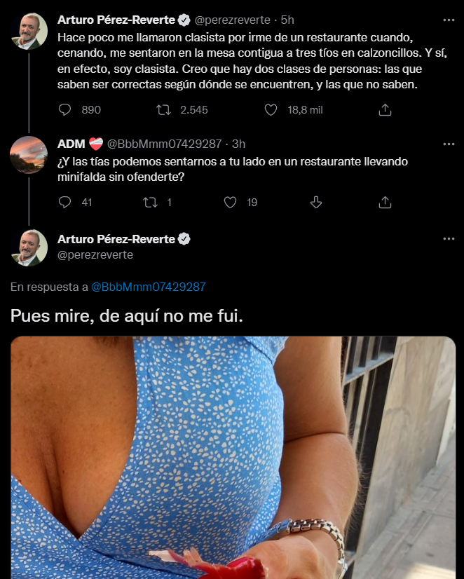 SrGarrus's tweet photo. Estoy intentando procesar esto de Arturo Pérez Reverte https://t.co/bLSGuH5Rc1