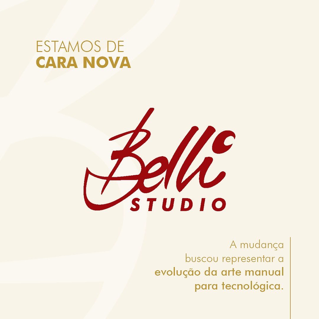 belli_studio's tweet photo. Nossa marca nasceu das pinceladas de Rubens Belli, o fundador do studio. Era a assinatura dos seus trabalhos como ilustrador no papel, usando nankin. Ao longo dos anos ela teve pequenas adaptações, e agora em 2022 foi sutilmente atualizada para marcar os novos tempos da empresa. https://t.co/WiaxlrbUBl