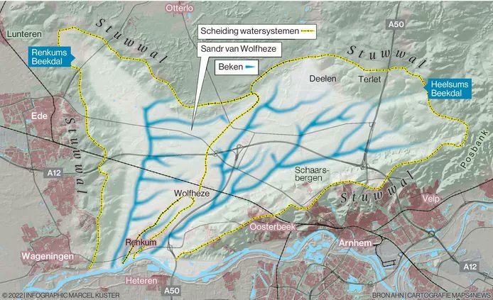 Wordt <a href="/regioAN/">Groene Metropoolregio Arnhem-Nijmegen</a> nog  GROEN? dorp/stad bleef 500 jr binnen de #wildwallen van #Wageningen -#Lunteren en #Oosterbeek- #Rheden. Al 100jr ondermijnen de grondwaterwinningen voor inwoners en industrie de groene beekdalen van #Posbank tot @MooiWageningen.  <a href="/ahmedmarcouch/">Ahmed Marcouch</a> <a href="/Agnesschaap1/">Agnes schaap</a>