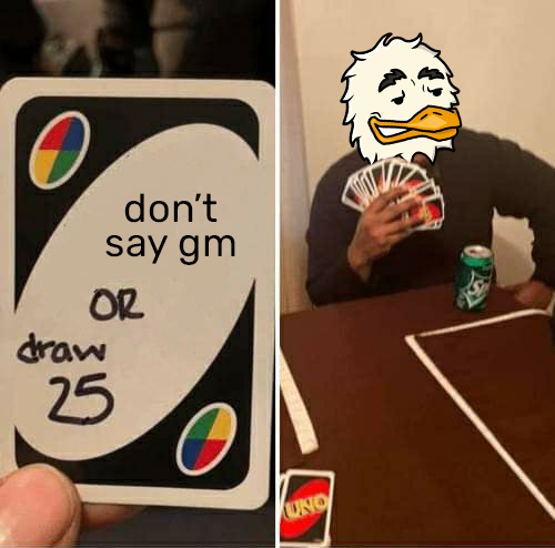 BoosterDucks's tweet photo. gm degens! 🦆 #SolanaSummer https://t.co/zyjtEdLNXi