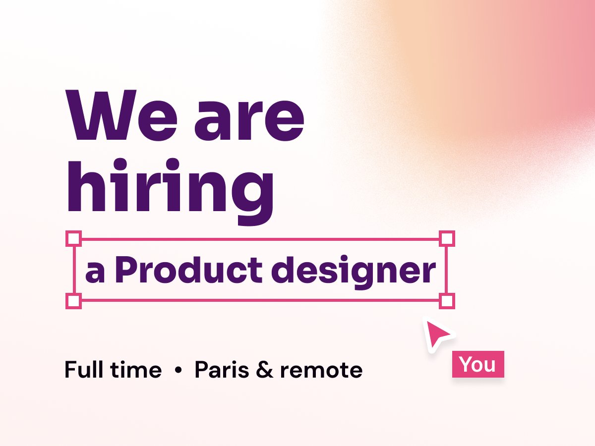 👋 Twitter, we are hiring a product designer to join our Studio team - full time (Paris &amp; remote).

👉 Interested? Take a look at our job desc and apply :)
thedesigncrew.notion.site/Product-Design…

💫 You can also take a look at our recent case studies: thedesigncrew.co/studio