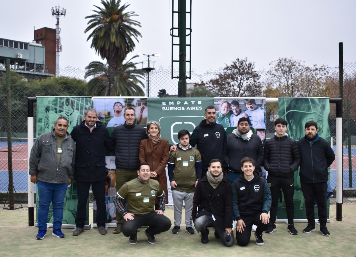 Con <a href="/deportesba/">Deportes BA</a> y <a href="/EmpateFundacion/">Fundación Empate</a> inauguramos el evento “Empate Ciudad de Buenos Aires”. Comenzaron actividades deportivas adaptadas para personas con Síndrome de Down. Sin duda este es el único empate en donde ganamos todas y todos. Que ruede la pelota, que arranque el partido.